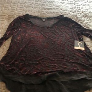 Black and purple Simply Vera wang shirt